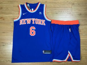 Maillot De Basket New York Knicks Bleu Nike Survetements et Short